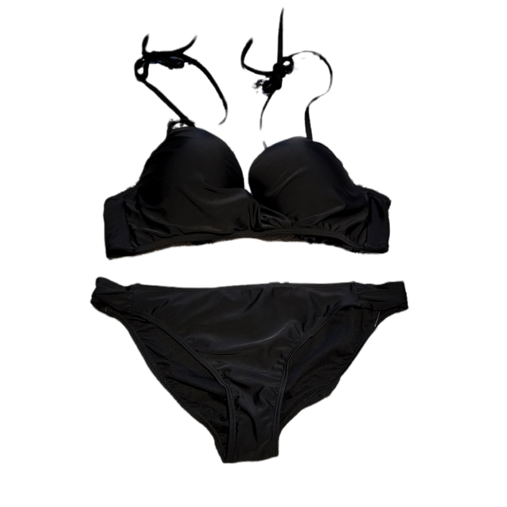 Tahiti | NWT Black Bikini Set